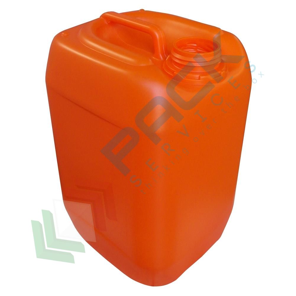 Tanica HDPE 11 Lt, sovrapponibile, ADR, 410 gr, arancio