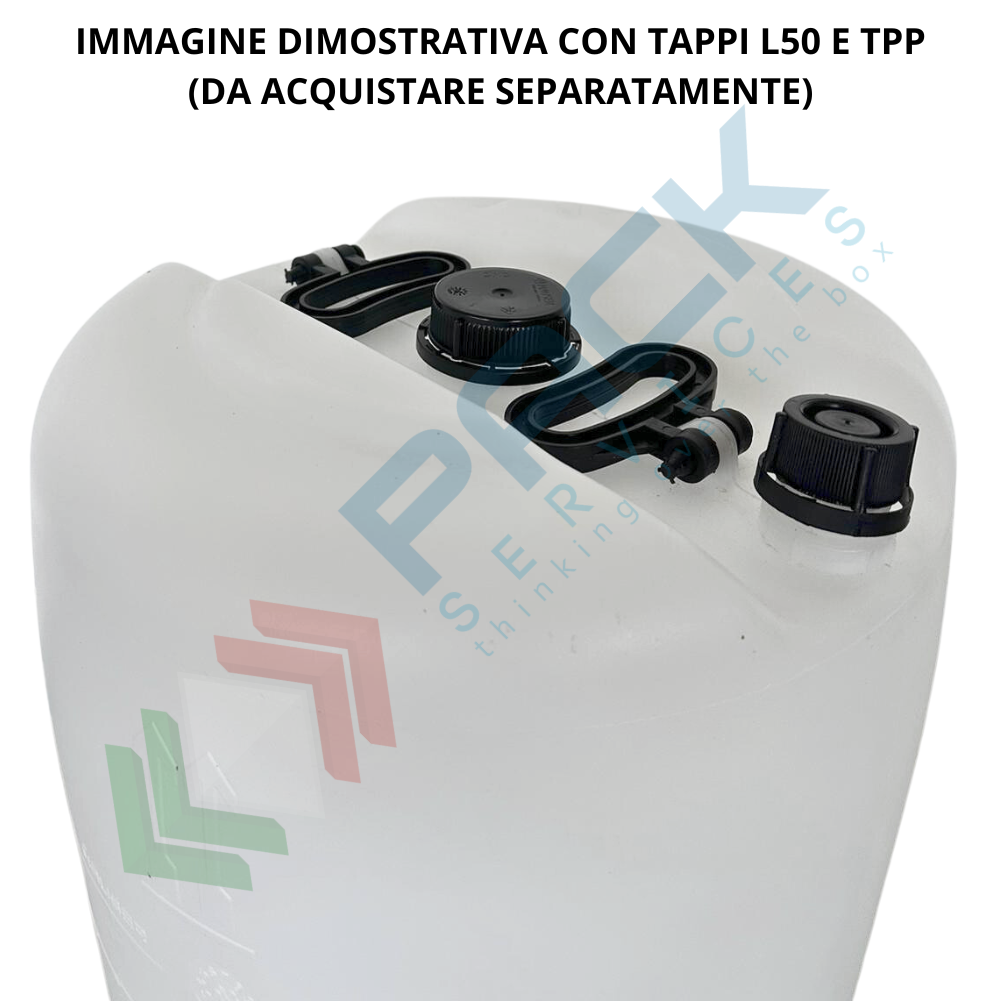 Bidone industriale in plastica (HDPE) 200 Lt, sovrapponibile e inseribile,  colore neutro : : Commercio, Industria e Scienza