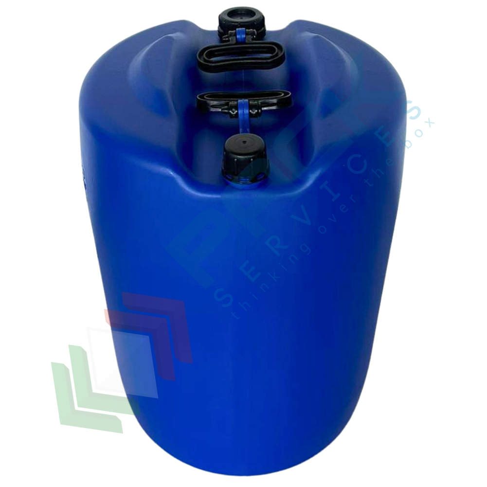 Fusto in HDPE alimentare, cilindrico 60 Lt, ADR liquidi